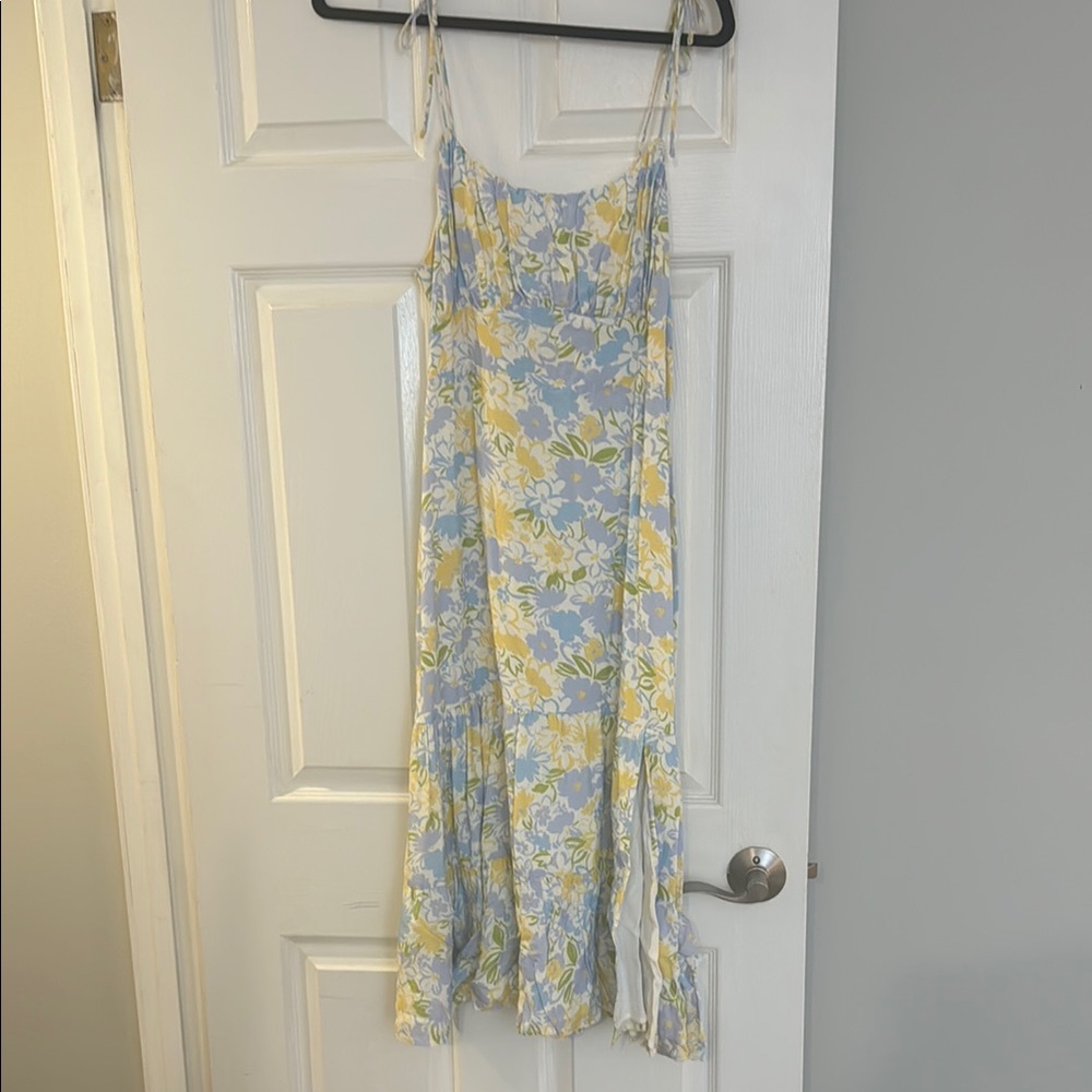 Floral Sundress with Spaghetti Straps